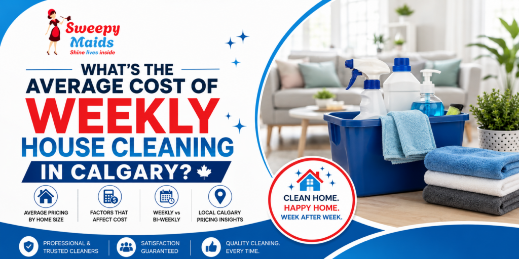 weekly house cleaning Calgary cost